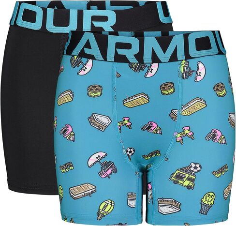 Under Armour UA PERFORMANCE TECH- PRINTS 3PK, Morphe Green - Three Pack, YL in Saudi Arabia