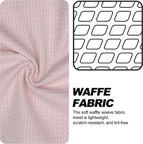 Magnetic Golf Towel with Clip, Microfiber Waffle Design - Industrial Strength Magnet for Strong Hold to Golf Bags, Carts & Clubs - Black in Kuwait