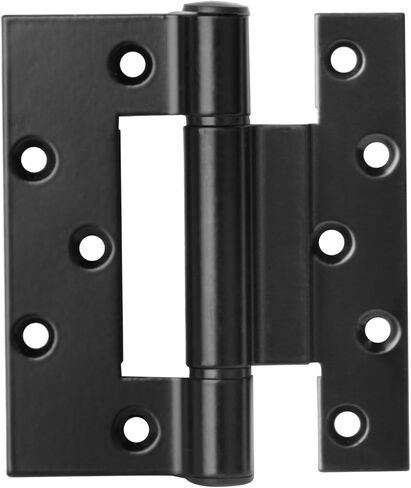 8 قطع مفصلات ألومنيوم سوداء، مفصلات أبواب مخفية مقاس 4 × 3-1/4 بوصة لغرفة النوم السكنية الداخلية in Kuwait