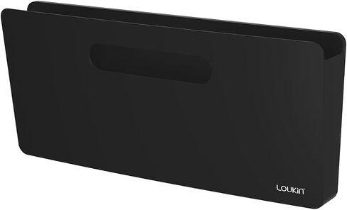 loukin Magnetic File Holder, Vertical File Folder Organizer, Wall Mount File Organizer for Whiteboard, Refrigerator, File Cabinets, Office Wall Organizer for Mail, Paper, Documents, Letters (White) in Saudi Arabia