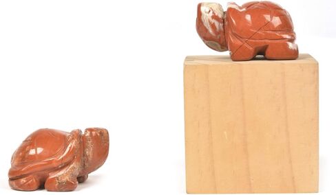 Justinstones Snowflake Obsidian Healing Crystal Guardian Turtle Tortoise Pocket Stone Figurines Carved Gemstone Crafts Home Decor 1.5 inch in Kuwait