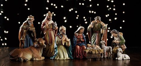 Nativity Figurine Set by Michael Adams, 9 Piece in Saudi Arabia