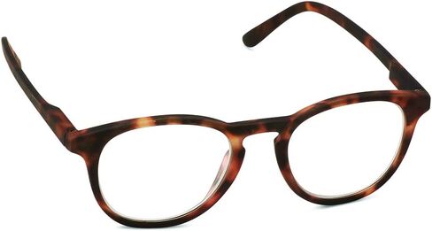 ICU Eyewear ScreenVision Blue Light Blue Light Reading Glasses - Round Matte Tortoise - Harry - +2.25 in Saudi Arabia