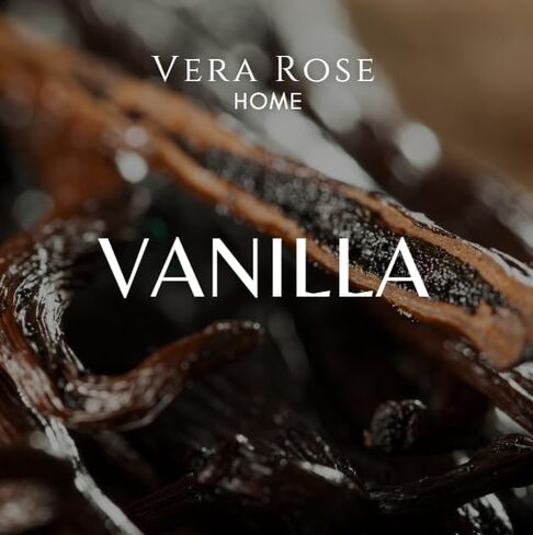 Vera Rose Home Vanilla Scented Soy Candle Long Burning Candles 60+ Hours White Candle Clean Burning Natural Scented Candle - Vegan Candle Safe for and Pets - 12oz Jar Candles in Saudi Arabia