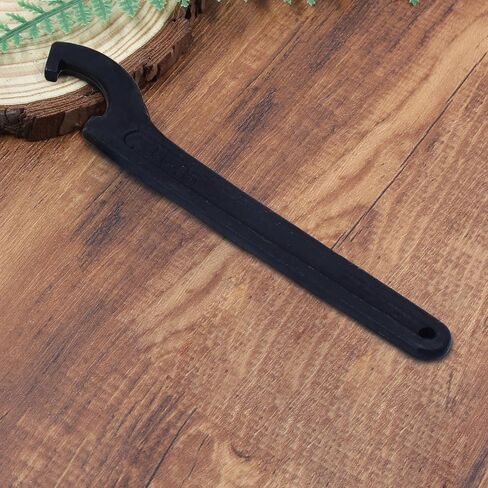 C Hook Spanner Wrench, Black Adjustment Hook Wrench Tool Carbon Steel Spanner Wrench Collet Chuck for 38-42mm Round Nut in Kuwait