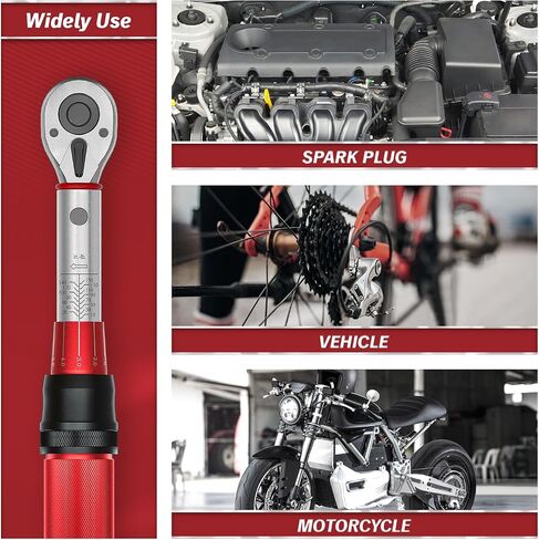Thorstone 1/4 Torque Wrench, 90-Tooth Gear Professional Precision, 10-150 IN-LB/1.1~16.9 Nm Adjustable Micrometer Click Torque Wrench, for Bicycle Maintenance, ±2% Clockwise High Accuracy in Saudi Arabia
