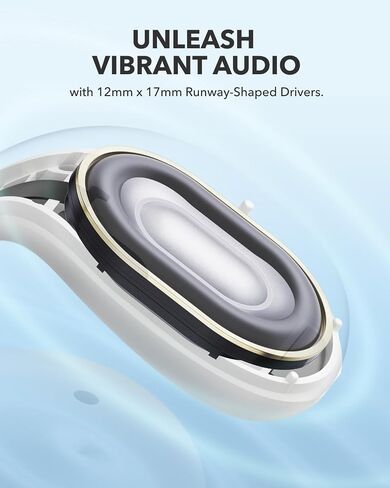Soundcore C30i من Anker، سماعات أذن مفتوحة الأذن، سماعات رأس بمشبك، راحة خفيفة الوزن، ملاءمة ثابتة، تصميم متين، مقابض أذن قابلة للتركيب، محركات كبيرة للحصول على صوت واضح، تشغيل 30 ساعة، مقاومة للماء IPX4 in Kuwait