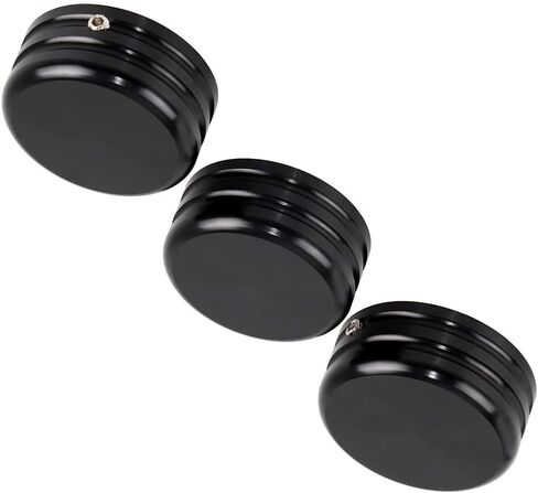 Motorcycle Upper Fork Stem Covers, Compatible with Harley Sportster XL Dyna FXD FXDL FXDS-CONV, Softail FLS, FLSS, FLSTF, FLSTFB, FLSTFBS, FLSTN, FLSTC., Black+Chrome in Saudi Arabia