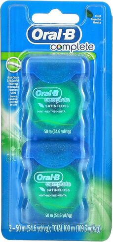 خيط تنظيف أسنان أورال-بي بطول 54 ياردة بالنعناع الساتان (6 قطع) in Kuwait