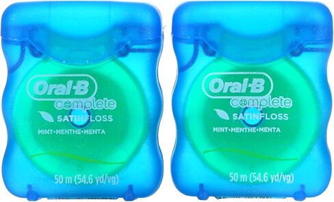 خيط تنظيف أسنان أورال-بي بطول 54 ياردة بالنعناع الساتان (6 قطع) in Kuwait