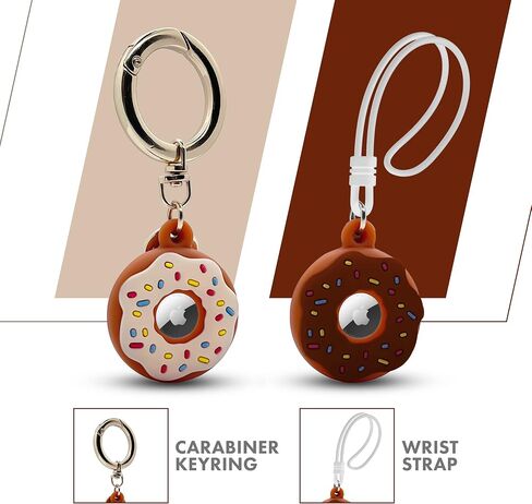 Airtag Holder - Airtag Keychain, Compatible with Apple Airtag | Apple Airtag Holder, Airtag Keychain Holder, Air Tag Case, Apple Airtag Keychain, Air Tag Holder, Airtag Case, Air Tag Key Chain 4 Pack in Saudi Arabia