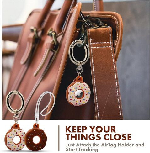 Airtag Holder - Airtag Keychain, Compatible with Apple Airtag | Apple Airtag Holder, Airtag Keychain Holder, Air Tag Case, Apple Airtag Keychain, Air Tag Holder, Airtag Case, Air Tag Key Chain 4 Pack in Saudi Arabia