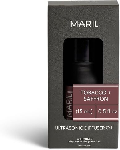 مجموعة ديمداكو ماريل، عطر معطر، زجاجة قطارة زيت ناشرة أساسية زجاجية بحجم 5 أونصة، التبغ + الزعفران in Saudi Arabia