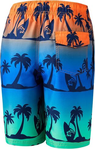Boys Swim Trunks Quick-Dry w/Ultra Soft Jersey Lining Premium Eco Material UPF 50+ in Saudi Arabia