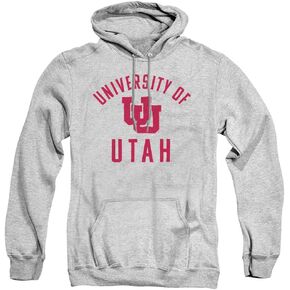 University of Utah Official One Color Utes Logo Unisex Adult Pull-Over Hoodie