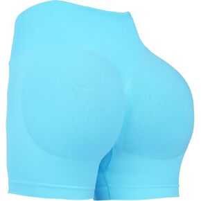 STUNNY Women Workout Impact Shorts Gym Shorts Scrunch Butt Lifting Seamless Shorts Waisted Contour