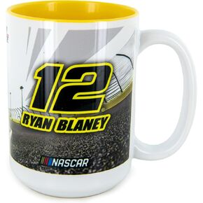 Ryan Blaney 2024 Menards Coffee Mug 15oz With Color Interior, White, CUS74489