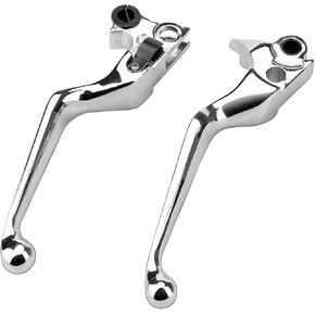 Lonsda Silver Brake Clutch Lever for Harley Davidson Sportster 883 1200 Softail Road King Dyna Electra Glide Street Bob Night Train Fat Boy #OEM 43040
