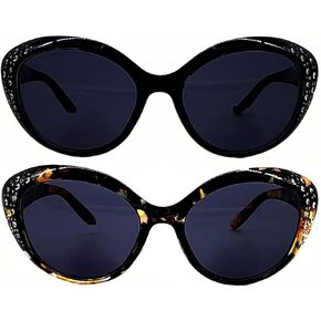 Bifocal Sunglasses Reading Glasses, Outdoor Sun Reading Bi Focal Readers with Designer Style for Women