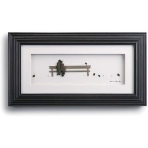 DEMDACO Sharon Nowlan Always There Espresso Finish 15 x 8 Dimensional Framed Wall Art Plaque