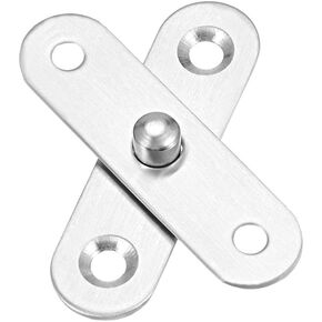 uxcell 4 Sets Stainless Steel 360 Degree Rotating Door Pivot Hinge 57mm x 16mm