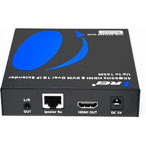 OREI 4K KVM HDMI Extender Over IP CAT6 4K@60Hz One to Many Upto 330 Feet, 2 USB 1.1 Loop Out - Send to Multiple Locaiton Over 1G Switch (UHD-EXM500-KVM)