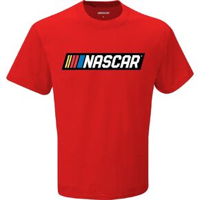 NASCAR Racing Bar Logo 1 Sided Adult Classic T-Shirt, Gray