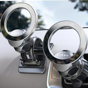 LISEN for Green Magnetic Vent Phone Holder, 360° Rotation Car Phone Mount Magnetic, Hands Free Car Magnet Phone Mount,Magnetic Car Phone Holder for iPhone 15 14 13 12 Pro Max Plus Mini,Samsung