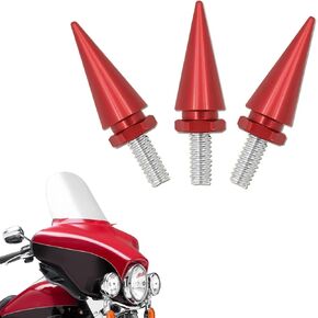 Motorcycle Windshield Bolts Windscreen Trim Spike Screws Fairing Bolts Compatible with Harley Touring Street Glide Electra Glide Tri Glide Ultra Classic Limited 1996-2013