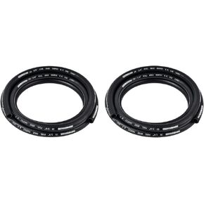 EVIL ENERGY 3/8" 1/2" Fuel Line Hose Kit Push Lock NBR Rubber SAE 30R7 10FT 300PSI