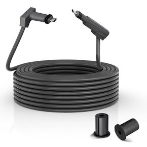 10Ft Replacement Cable for Starlink V2 Gen2 Satellite Dish Antenna - Better Anti-interference - Extension Cables Wire with Cable Feed Through Bushings for Starlink Gen 2