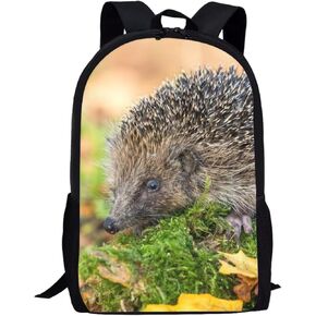 Kids Animal Backpack for School Student 17 Inch Novelty Causal Bison Backpack for Boys Girls Padded Back & Straps Lightweight Cute Bookbag with Side Pocket Kids Daypack