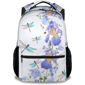 Dragonfly School Backpack for Girls, 16 Inch Backpacks for Women, Cute, Durable, Lightweight, Large Capacity Bookbag for Travel