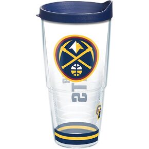 كوب Tervis Denver Nuggets Arctic مصنوع في الولايات المتحدة الأمريكية معزول بجدار مزدوج، 24oz، كلاسيكي