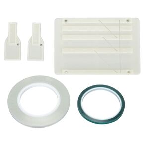 Open Reel to Reel Tape Splicing Set, Open Reel Splicing Block for Revoxsonido Opening Reel to Reel Media, Professional 1 Inch 1/2 Inch 1/4 Inch 1/8 Inch Splicing Block Kit