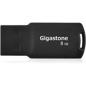 Gigastone 8GB 5-Pack USB 2.0 Flash Drive, Capless Design Pen Drive