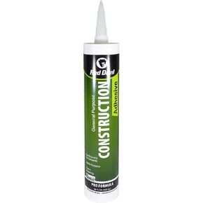 Red Devil 077606 General Purpose Construction Adhesive, 9 oz, 1-Pack, White