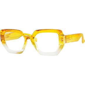Eyekepper Large Frame Reading Glasses for Women - Fashionable Readers - Red +2.25