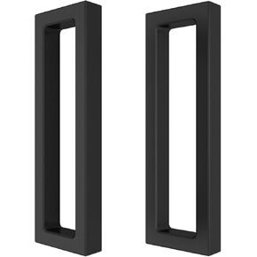 BARNSMITH Glass Barn Door Handle,Adhesive Handle,Stick Handle, 6 Inches Sliding Door Handle,Matte Black