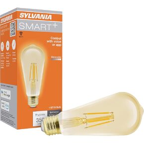 Sylvania WiFi LED Smart A19 Light Bulb, 9W Efficient, Tunable White, 2700K - 6500K, for Alexa/Google Assistant/Siri Shortcuts, Energy Star, Frosted - 1 Pack (75803)