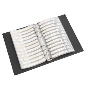 0402 Series Capacitor Sample Book 80 Values Assortment Kit capacitor sample book electronic components assortment book sample value capacitors assortment kit