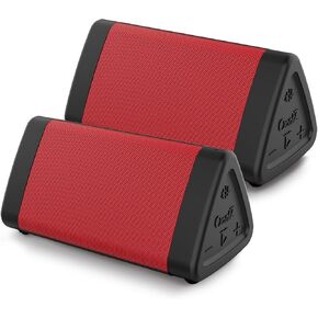 OontZ Ultra Bluetooth Speaker, 2-pack Portable Wireless Bluetooth Speaker, 14 Watts, up to 100 ft Bluetooth Range, IPX7 Waterproof Portable Bluetooth Speaker (White-Dual)