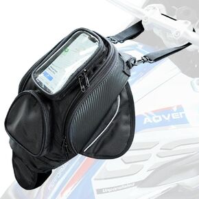 Motorcycle Tank Bag Universal Waterproof Oxford Fabric with Strong Magnetic，Magnetic Tank Bag, fits Harley Davidson, Indian, Honda, Yamaha, Suzuki and more