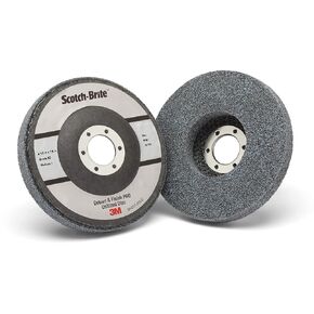 Scotch-Brite Deburr and Finish PRO Unitized Disc, T27, 4 1/2 in x 7/8 in, 6C MED+, 5 per case