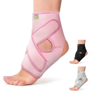 Bracoo دعامة دعم الكاحل للرجال والنساء، غلاف حزام كم ضاغط قابل للتعديل، التواء، التهاب المفاصل، تخفيف الآلام، الإصابات الرياضية والتعافي، دعامة نيوبرين قابلة للتنفس، FS10 in Kuwait