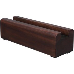 DOITOOL Mirror Stand Holder, Heavy Duty Floor Mirror Stand Holder, 10 Inch Solid Wood Floor Mirror Base Full Length Mirror Stand (Brown)