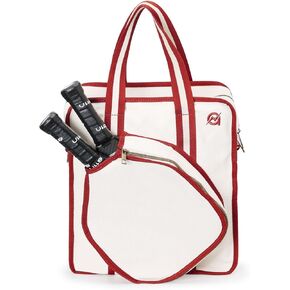 A11N Pickleball Bag - Stylish Canvas Tote Bag with Adjustable Strap for Crossbody, Handbag, or Shoulder Bag - Ideal Pickleball Gift for Women and Men