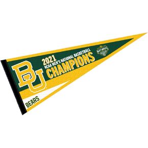 College Flags & Banners Co. Baylor BU Bears Basketball 2021 National Champions Pennant Flag
