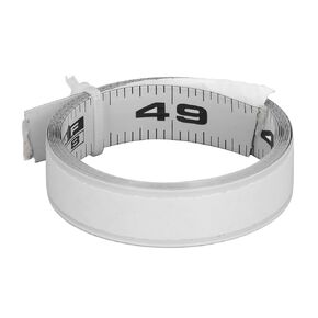 Self Adhesive Measure Tape, 4FT 48 Inch, Left to Right Reading, Cuttable Adhesive Measuring Ruler for Work Bench, Saw Tables Made of Carbon Steel