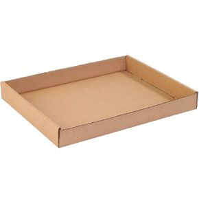 Choice Shipping Supplies 15' x 12' x 1 3/4' Corrugated Cardboard Tray, Kraft, Pack of 50, for Shipping and Storing, by Choice Shipping Supplies (CS15122CT)
